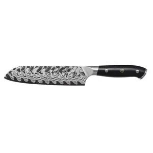 Henckels Compass Damascus 7-inch Santoku Knife