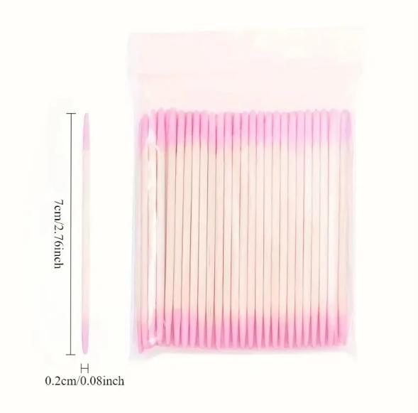 100pcs Double-HeadedWooden Makeup & Cleaning Swabs - Dual-Tipped For Eyelash Extension Glue Removal & Precise Beauty Applications Nail Supplies,Nail Tools,Nail Art Tools,Back To School,Nails,Nail Tools For Press On Nails,Manicure Pedicure Tools 100pcs Double-HeadedWooden Makeup & Cleaning Swabs - Dual-Tipped For Eyelash Extension Glue Removal & Precise Beauty Applications Nail Supplies,Nail Tools,Nail Art Tools,Back To School,Nails,Nail Tools For Press On Nails,Manicure Pedicure Tools