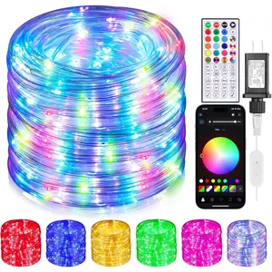 99ft Rope Lights for Outside, 300 LED String Light Outdoor  Plug in with Remote & APP Control, 16 Million Colors Changing  Sync Fairy Lighting for Indoor Bedroom Christmas Decor