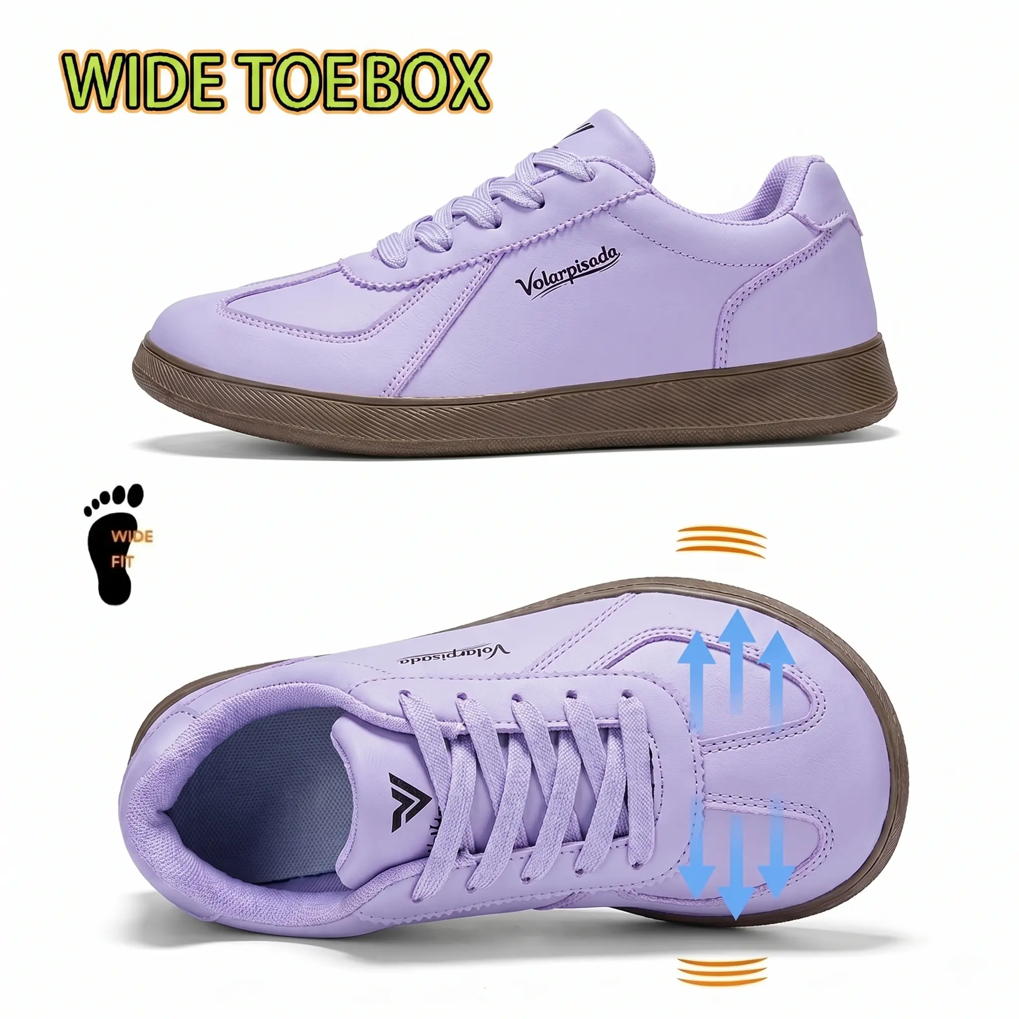 Women’s Wide Toe Box Running & Casual Shoes, Breathable Athletic Sneakers, Shock-Absorbing Non-Slip Lightweight Footwear for Jogging, Gym, Fitness & Daily Exercise, Comfortable Low-Top Trainers for Women