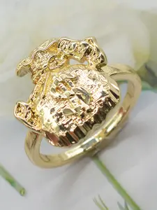 Unisex Fashion Hip-Hop Dollar Sign Ring, Perfect for Daily Wear, Party, Birthday, Anniversary Gift, Personalized Design