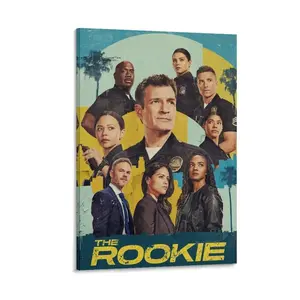 The Rookie TV Poster Canvas Wall Art Posters For Room Aesthetic And Decor 1 Poster For Bedroom Living Room Office Decor