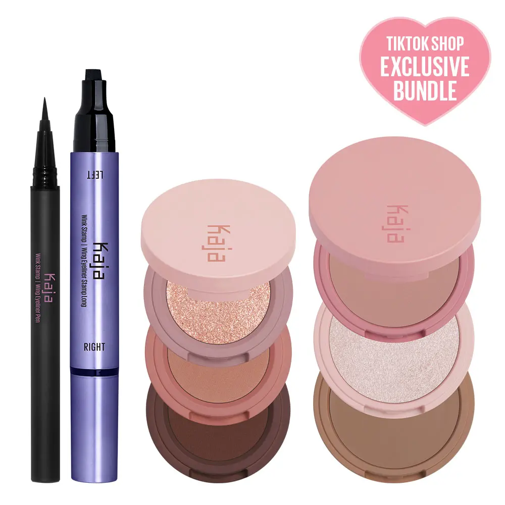 Kaja 3-in-1 Full Face Bundle | Play Bento & Beauty Bento & Wink Stamp Eyeliner
