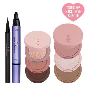 Kaja 3-in-1 Play Bento & Beauty Bento & Wink Stamp Eyeliner l Trio Bundle