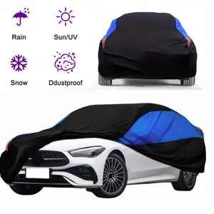 Universal Waterproof Car Cover for Sedan & SUV,Ideal for All-Weather Outdoor Parking,Protect from Dust,Defoliation,Bird Droppings,Sun,Scratches