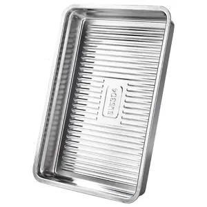 Stainless Steel Food Preservation Tray – Refrigerator Dumpling Box with Lid for Kitchen Storage