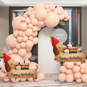 Standing Dog Balloon Decoration, Dog Theme Party Decor, Balloon Arch Backdrop, Perfect for Birthday Parties, Baby Shower, Pet Themed Events