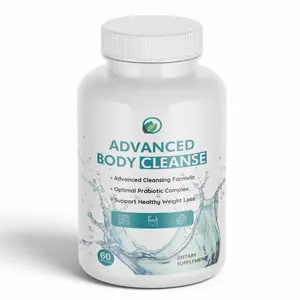 FloBaz Body Cleanse Capsules - Natural Digestive and Colon Health Support, 60 Count - Dietary Supplement, Edible Vitamin Support Healthcare Fitness