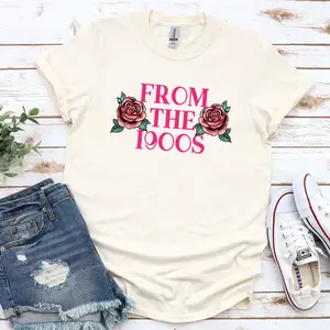 From The 1900's DTG Graphic T-Shirt - Unisex Relaxed Fit Soft Print Tee, 100% Cotton, Casual Wear, Perfect for Birthdays and Holidays - Comfort