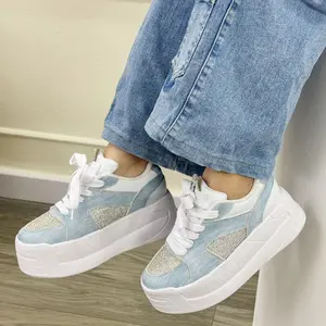 Denim --Urban Colombian Sneakers - Casual Walking Shoes for Athletes, Ideal for Running and Training