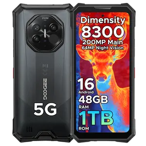 DOOGEE S300 Plus Rugged Smartphone, Android 16 Phone, 48GB RAM + 1TB ROM, Dimensity 8300, 200MP Camera, 11000mAh Battery, 120W Fast Charge, 6.78" 120Hz Display, IP68 Unlocked Phone