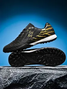 1 Pair Unisex Actual Combat Training Football Shoes TPU Rubber Anti-Slip Long & Short Studs Outsole Speed Up Anti-Slip Comfortable Wrap For Match And Training