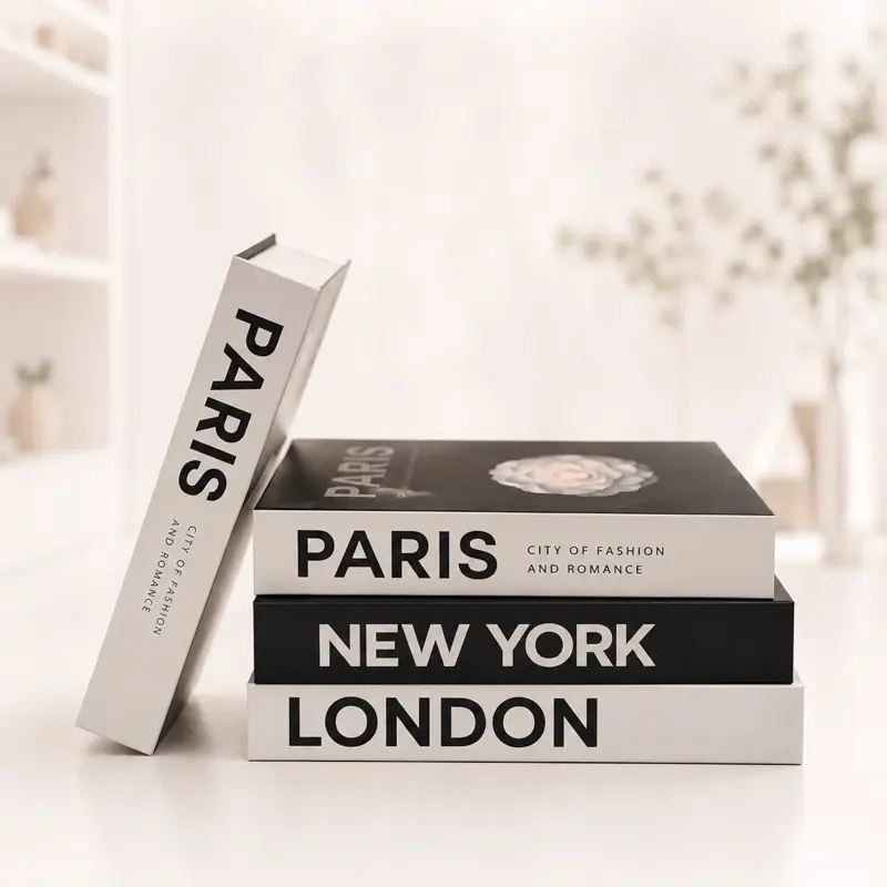 3-Pieces Book Decor
