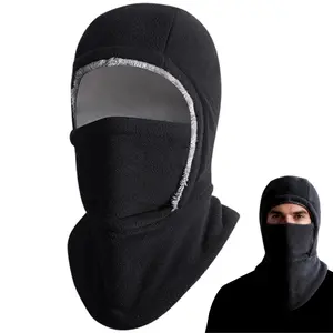 Outdoor Winter Warm Hat Neckband Integrated Cycling Mask Sports Ski Head Cover Neck Windproof Cold One-Piece Pullover Hat