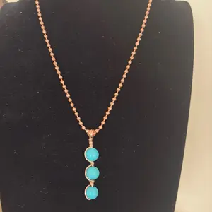 Crystal Bead Wrapped Necklace
