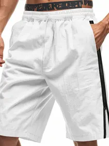 Men's Loose Fit American Style Half Shorts, Casual Hip-Hop High-End Sports Ame Kaki Straight Leg Shorts, Summer Fashion