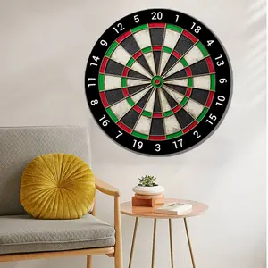 A darts board +6 magnetic darts set, bar dedicated professional darts board silicone edge protection high elastic sisal target face game grade family entertainment preferred essential sports training game target birthday gift for boys and girls.