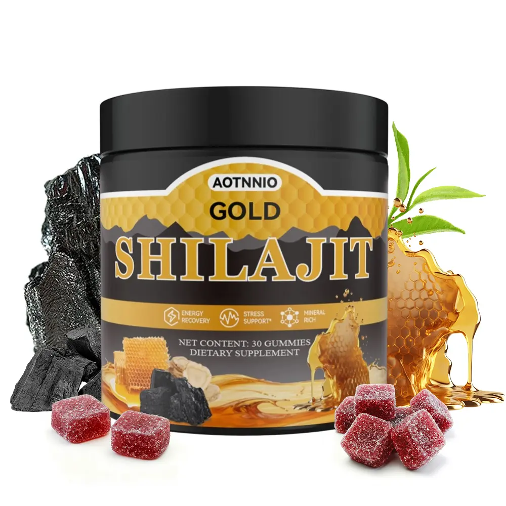 Boost Energy & Immunity|Pure Himalayan Shilajit Gummies Gold|30Gummies|Organic Manuka Honey|for Men|Women|Non-GMO|100% Natural & Organic|DealsForYouDays