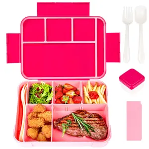 Large Capacity Lunch Box 810ML, Detachable Divided Bento Box, Easy to Clean, Portable Sealed Leak-Proof Design