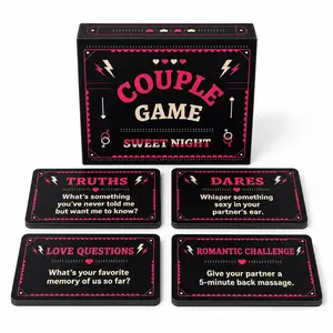 50 Truth or Dare Fun Couples Card Game, Perfect for Date Nights, Anniversaries, Valentine’s Day, or Honeymoon Trips Strategy Card Game Suitable for 2 or more players