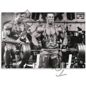 ONNAT Bodybuilder Kevin Levrone Poster Muscle Gym Poster Wall Art (222) Canvas Painting Wall Art Poster for Bedroom Living Room Decor 08x12inch(20x30cm) Unframe-style