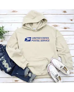 USPS work Hoodie, Postal Shirt, postal worker Hoodie, Rural Carrier Tee, Postal Worker Gift, Trendy Print Graphic T-shirt, 100% USA Cotton, Daily Menswear