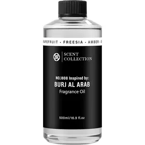 Dubai Luxury Scent Diffuser Oil 500ml – Hotel Style Fragrance Oil for Home, Large Room – Long Lasting Oil for Ultrasonic & Waterless Diffusers – Grapefruit, Freesia, Amber