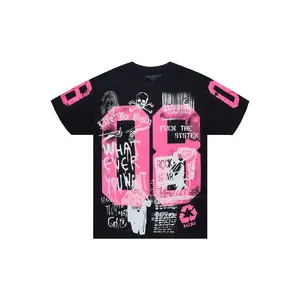 Kammile 2.0 Black/Pink Oversized T-Shirt Kammile 2.0 Black/Pink Oversized T-Shirt