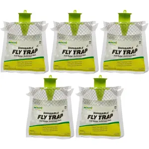 Outdoor Disposable Hanging Fly Trap-5 Traps