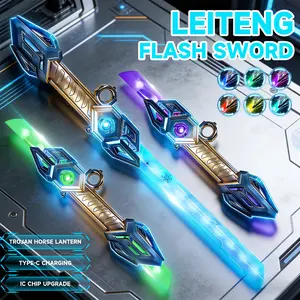 Lightsaber toy-7 color changes and sound effects, rechargeable duel lightsaber role-playing and gifts the best birthday gift.