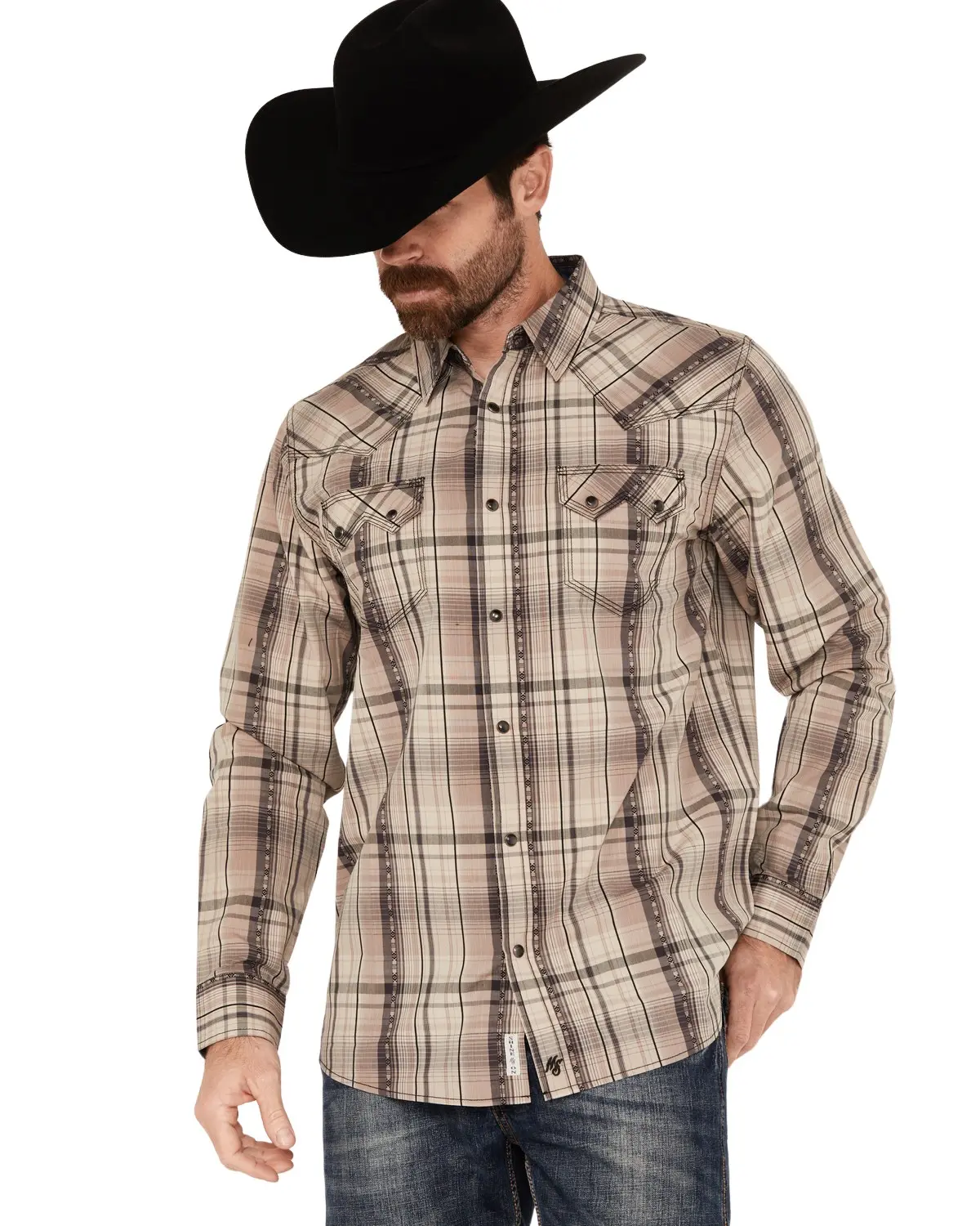 Moonshine Spirit Men's Spirit&Reg; Men'S Load Plaid Print Long Sleeve - Msfa23w93-Tan