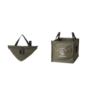 Triangle Outdoor Folding Trash Can Camping Equipment Storage Box Large Capacity Tactical Storage Box Bag