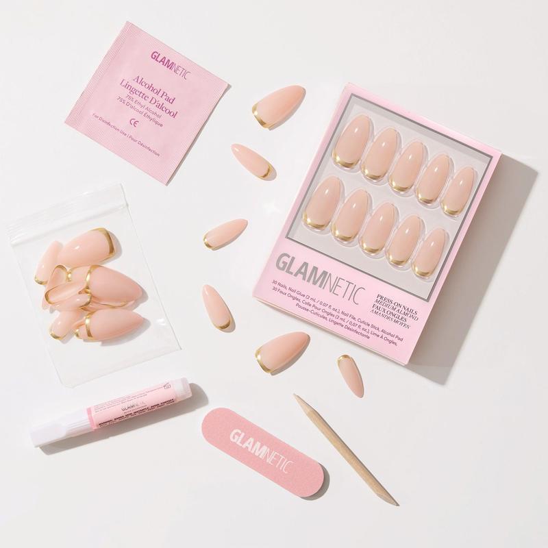Glamnetic Medium Press-On Nail Collection – Clean Girl Edition