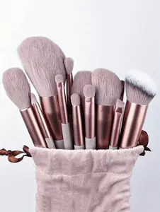 13 Piece Makeup Brush Set for Flawless Application Professional Finish Foundation to Eyeshadow Tools