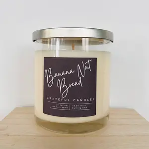 Banana nut bread candle