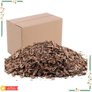 3qt Organic Orchid Potting Bark -Natural Mulch for Potted Plants, Root Development of Orchid Plants and Garden Soil Amendment Mix