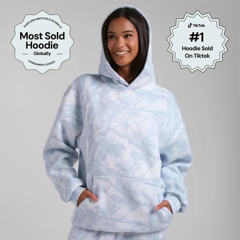 Comfrt | The Camo Hoodie - Mega | Camo Print Hooded Sweatshirt, Cotton Fleece Fabric, Slouchy Fit