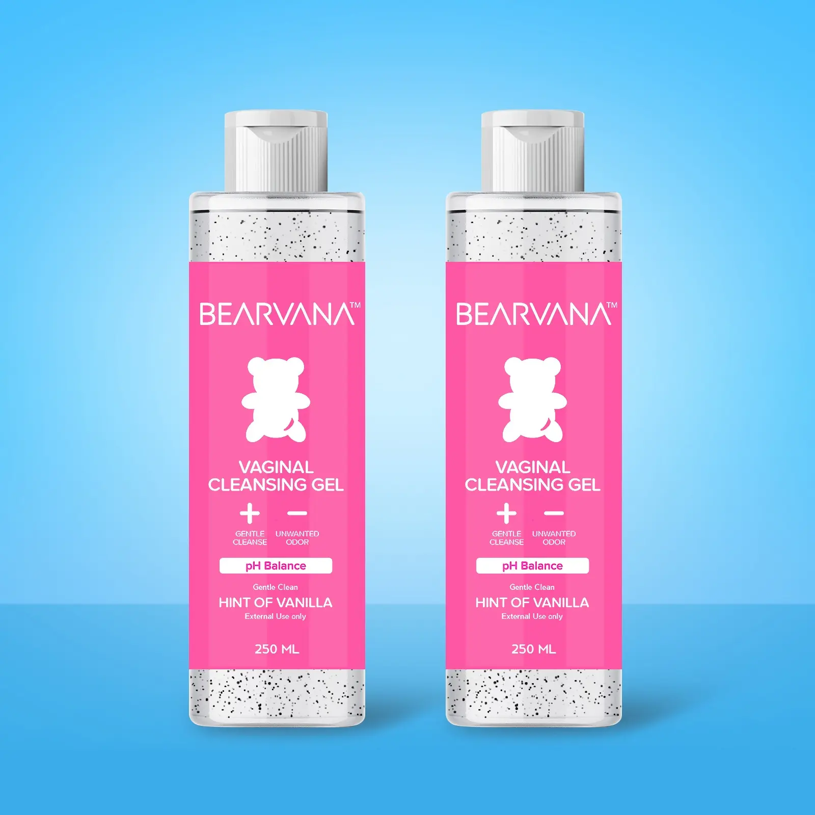 BEARVANA pH Balance Feminine Wash Double Pack | Daily Gentle Cleanser | Hint of Vanilla | Odor Control | 250mL Each BEARVANA pH Balance Feminine Wash Double Pack | Daily Gentle Cleanser | Hint of Vanilla | Odor Control | 250mL Each