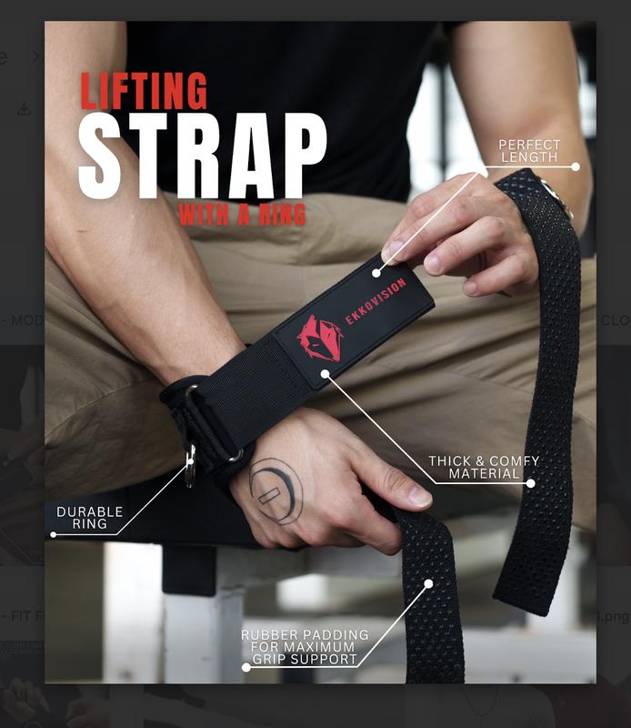 NEW EKKO Lifting Straps NEW EKKO Lifting Straps