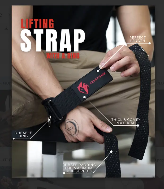 NEW EKKO Lifting Straps 4