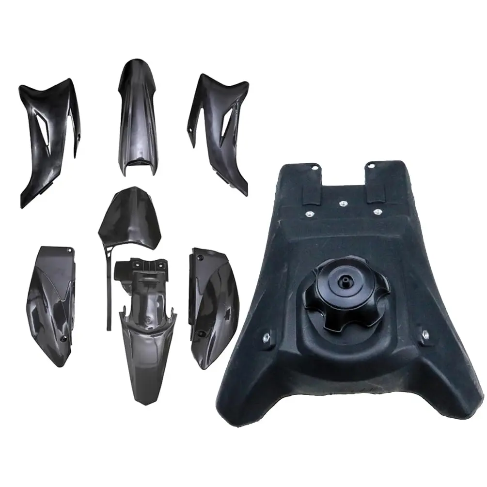 TTR110 Plastics Fender Fairing Body Work Frame Kit + Tank for TTR110 TTR 110 TTR110E Pit Dirt Bike Motocross Offroad Motorcycle Scooter 4 Stroke