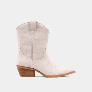 ShuShop Cream ZOUZOU Croc Cowboy Boot