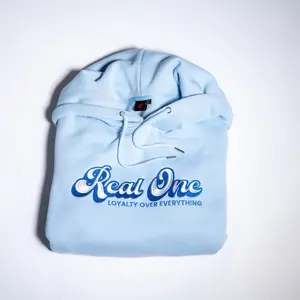 UNC Blue Real One Hoodie - Loyalty Over Everything Design, Comfortable Fit, Perfect for Casual Wear