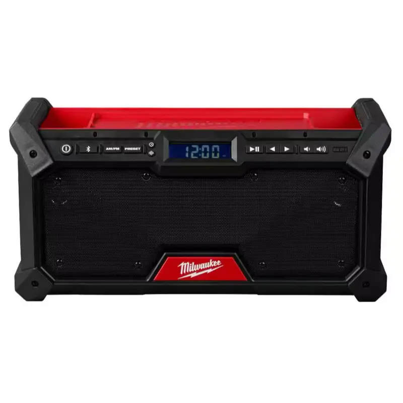 Milwaukee M18 18V Lithium-Ion Cordless Jobsite Radio Milwaukee M18 18V Lithium-Ion Cordless Jobsite Radio