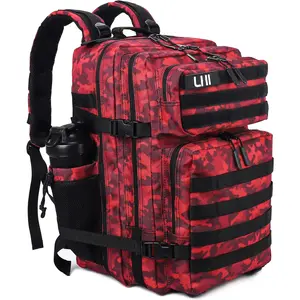 Military Tactical Backpack for Men and Women 45L Army 3 Days Assault Pack Bag Large Rucksack with Molle System gymsharkminibag