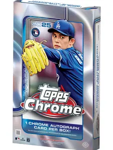 2025 Topps Chrome Baseball Hobby Box