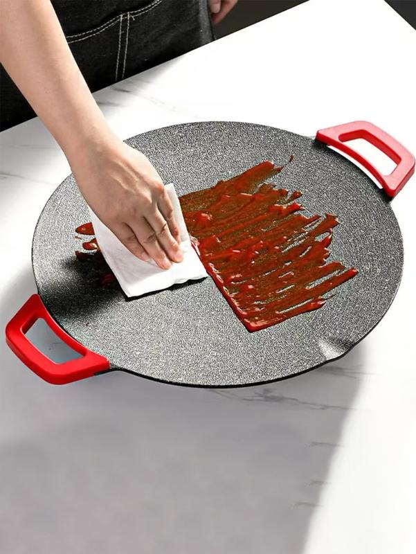 TIGER 1500W Indoor Smokeless Korean BBQ Grill & Griddle with Adjustable Temperature Control Universal Non-Stick Surface for Easy Home Cooking