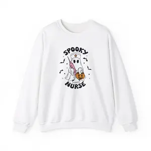Spooky Nurse Crewneck Sweatshirt