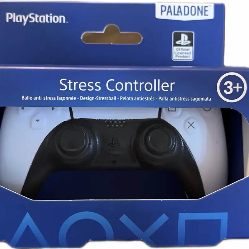 PlayStation Stress Relief Controller, Soft Squishy Fidget Toy for Gamer Stress Management