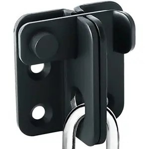 Flip Cover Latch Sliding Bolt Lock, Security Door Lock for Barn Cabinets Pet Cages Garden Bathroom Garage Window Sliding Doors